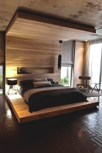 postele z dreveného masíva
